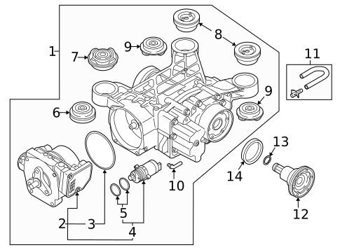 Transfer Case for 2023 Audi S3 #0