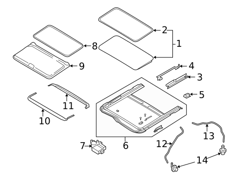 Sunroof for 2009 Mazda CX-9 #0