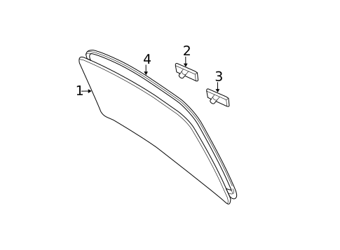 Reveal Moldings for 2009 Toyota Camry #0