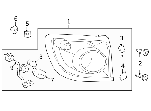 Tail Lamps for 2012 Buick Enclave #0