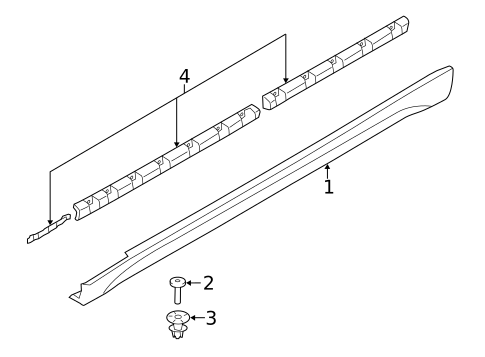 Exterior Trim - Pillars for 2013 BMW X1 #0