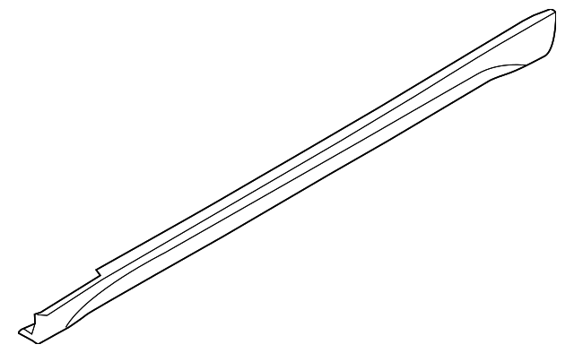 Rocker Molding - BMW (51778047543)