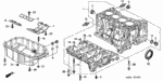 11106PNA300 - Engine: BOLT, SEALING (20MM) for Honda Image