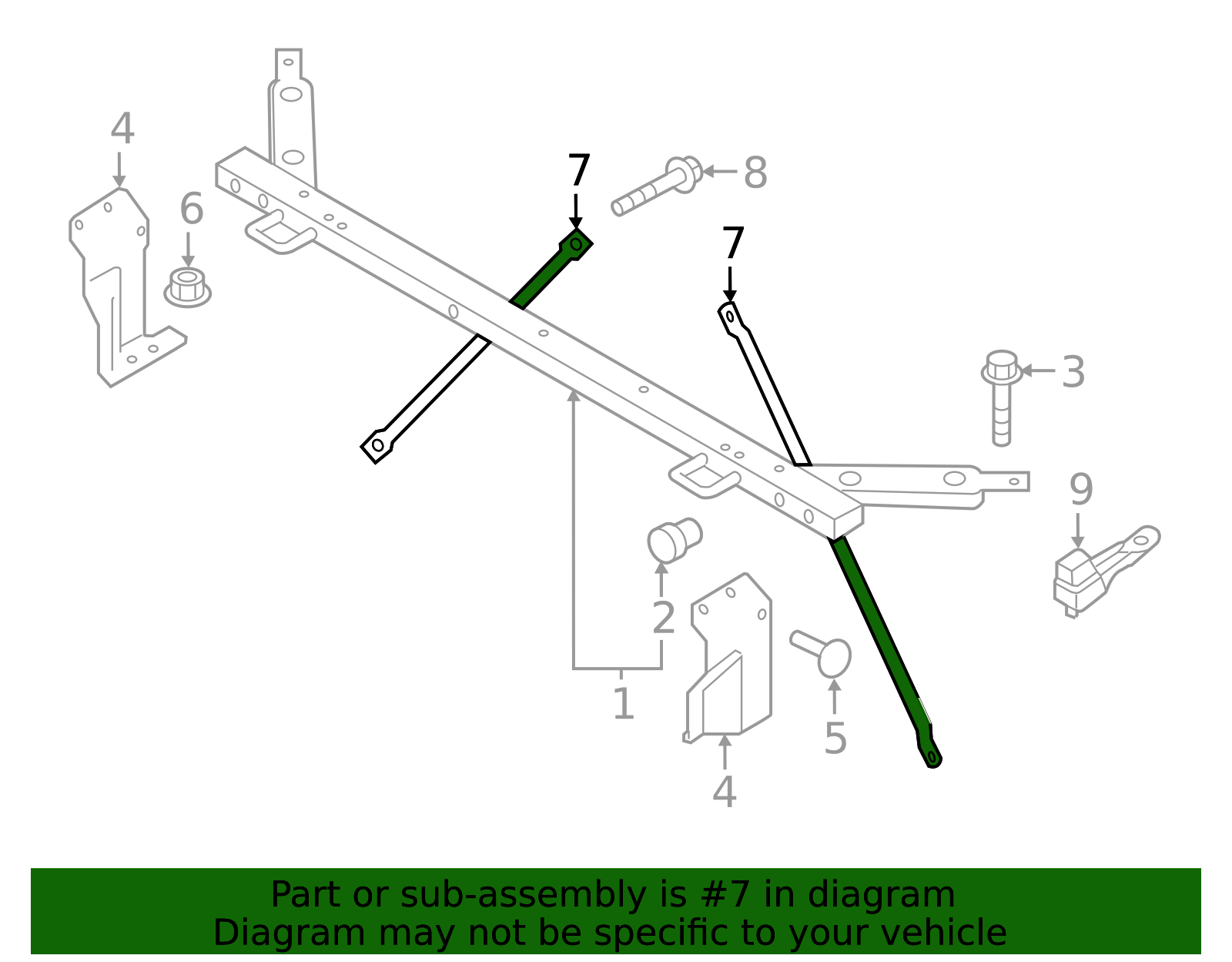 32244779 - Stay Bracket - 2018-2020 Volvo XC60 | Volvo OEM Parts Direct