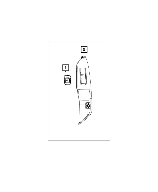 68538472AA - Interior Trim: Armrest Bezel, Right for Mopar Image image
