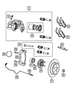 4560193AA - Brakes: Brake Bleeder Screw, Right Or Left for Mopar Image image