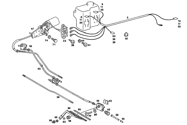 1078209615 - Electrical System: Electrical Wiring Harness for Mercedes-Benz: 560SL Image image