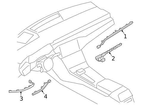 Instrument Panel Components for 2023 Audi RS7 Sportback #0