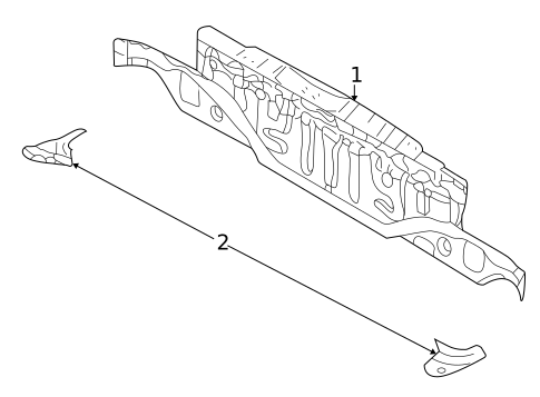 Rear Body for 2005 Mitsubishi Outlander #0