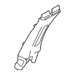 94012FN000ME - : Upper Center Pillar Trim for Subaru: Crosstrek, Impreza Image