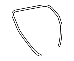 63572FN000 - Body: Body Weather-strip for Subaru Image