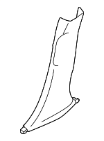 94022FN010VH - : Lower Center Pillar Trim for Subaru: Crosstrek, Impreza Image