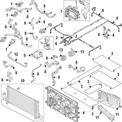 Cooling System for 2025 Volvo EC40 #0
