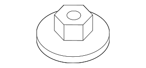 7147417633 - : Spoiler Wing U-Nut for BMW Image