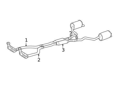 Exhaust Components for 2003 Lincoln LS #0