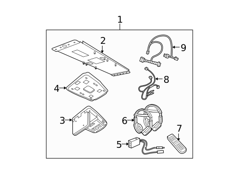 Entertainment System Components for 2010 Dodge Caliber #0