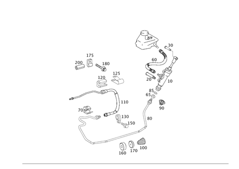 Pedal Assembly Hydraulics for 2006 Mercedes-Benz C230 #0