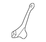 95511116230 - Exhaust: Catalytic Converter Support for Porsche: Cayenne Image