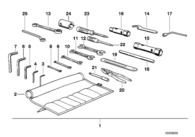 71112315898 - : Hook Wrench               for BMW-Motorrad Image