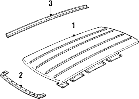 Roof & Components for 1993 Land Rover Range Rover #0