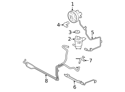 Pump & Hoses for 2009 Ford Mustang #0
