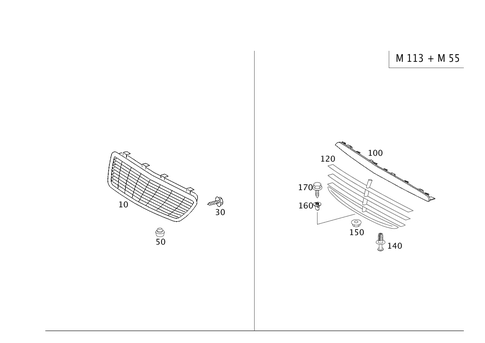 Radiator Grill for 2006 Mercedes-Benz C230 #0