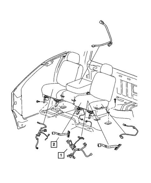 Wiring-Body and Accessories for 2010 Dodge Ram 3500 #8