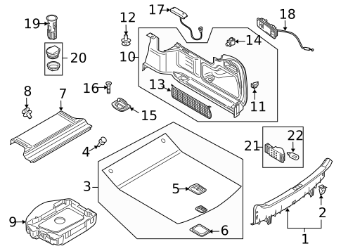 Interior Trim - Rear Body for 2010 Audi A5 Quattro #2