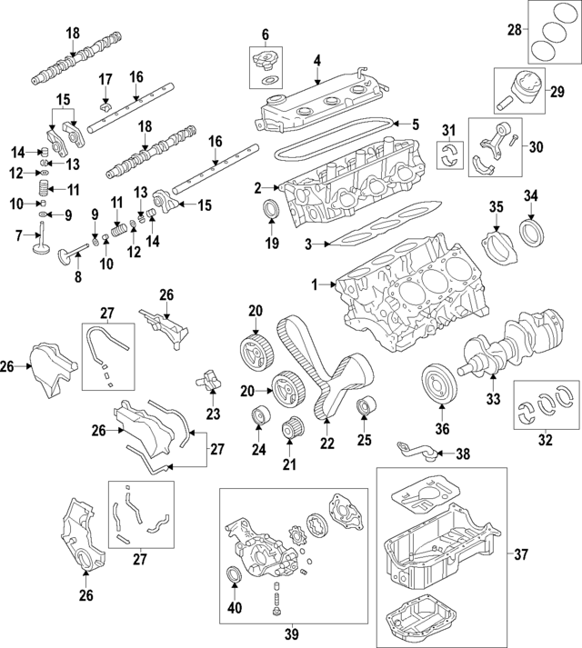 1052A902 - : Bearings for Mitsubishi Image