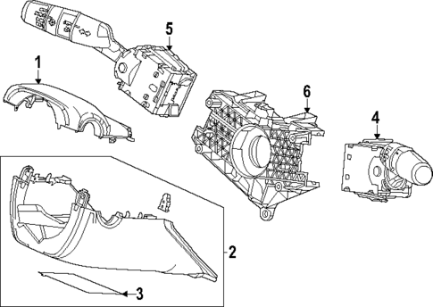 Shroud, Switches & Levers for 2024 Honda CR-V #0