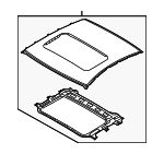 671102M060 - : Roof Panel for Hyundai: Genesis Coupe Image