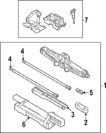 NZ6Z9945626A - : 2022-2024 Ford Maverick - Tray for Ford: Maverick Image