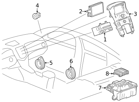 Sound System for 2015 Chevrolet Volt #0