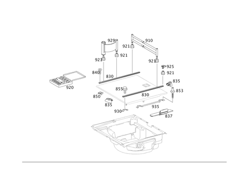 Load Compartment Floor for 2008 Mercedes-Benz E320 #0