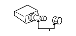 4250C193 - Tire &amp; Wheel: Tire Pressure Monitoring System (TPMS) Sensor for Mitsubishi Image
