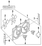 2148331U00 - : Fan Shroud for Nissan Image