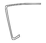 65245CC000 - : Quarter Glass Molding for Subaru Image