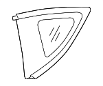 65209CC010 - : Quarter Glass for Subaru: BRZ Image
