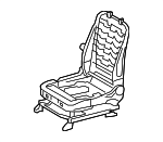 7112035400 - Body: Seat Frame for Toyota: FJ Cruiser Image