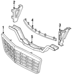 10241515 - Body: Grille for Cadillac: Fleetwood Image