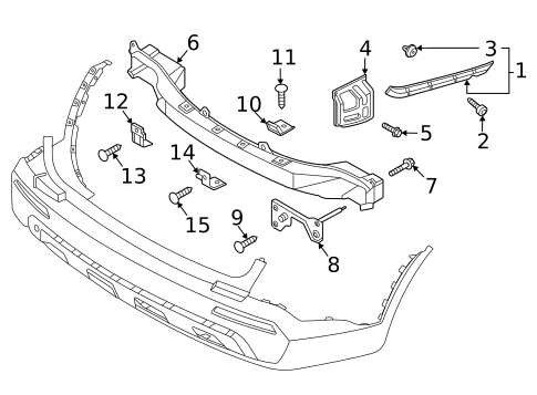 Bumper & Components - Rear for 2022 Kia Sorento #2