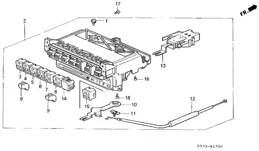 Heater Control for 1997 Acura Integra #0