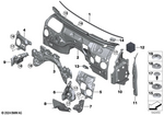 51485A0D970 - Vehicle Trim: Sound Insulation Windshield for BMW Image