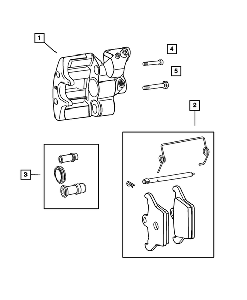 Parking Brake Lever and Cables for 2003 Dodge Viper #1