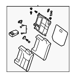 886503SC0A - Body: Seat Back Assembly for Nissan Image