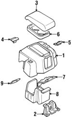 MB652203 - : Cover for Mitsubishi: Montero Image