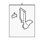 ML3Z1502345AA - Body: Cowl Kick Panel for Ford Image