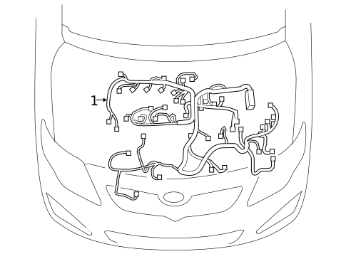 Wiring Harness for 2013 Toyota Corolla #0