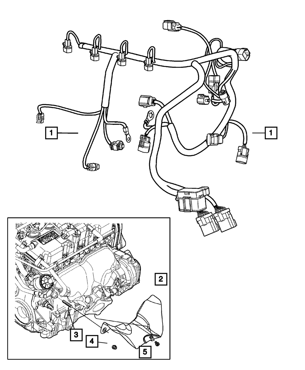 Engine Wiring - Mopar (5084444AA)