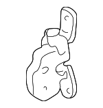 K2AA59240A - Body: Upper Hinge for Kia Image